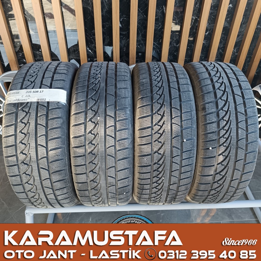 205 50 R 17 PETLAS W651 93V * 2017 * 4 ADET * CKL4646