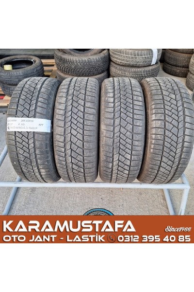 205 55 R 16 CONTINENTAL TS830P RFT 94T * 2017 * 4 ADET * CKL4658