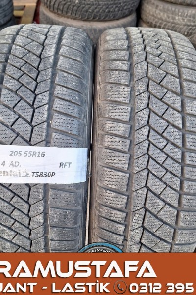 205 55 R 16 CONTINENTAL TS830P RFT 94T * 2017 * 4 ADET * CKL4658