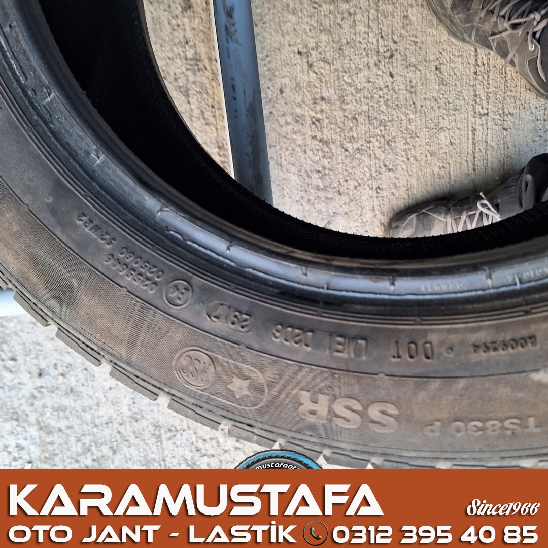 205 55 R 16 CONTINENTAL TS830P RFT 94T * 2017 * 4 ADET * CKL4658