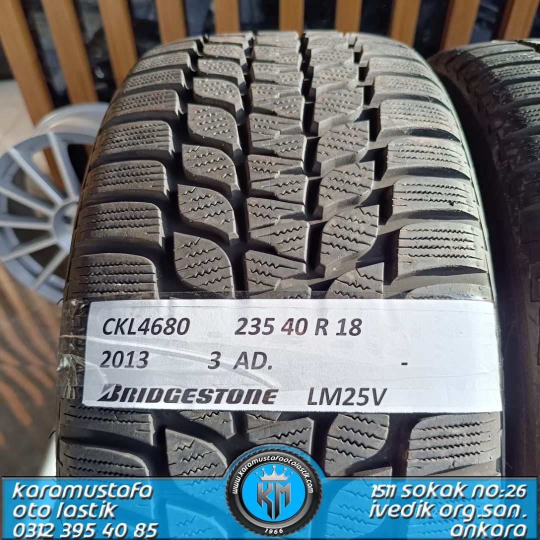 235 40 R 18 BRIDGESTONE LM25 95V * 2013 * 3 ADET * CKL