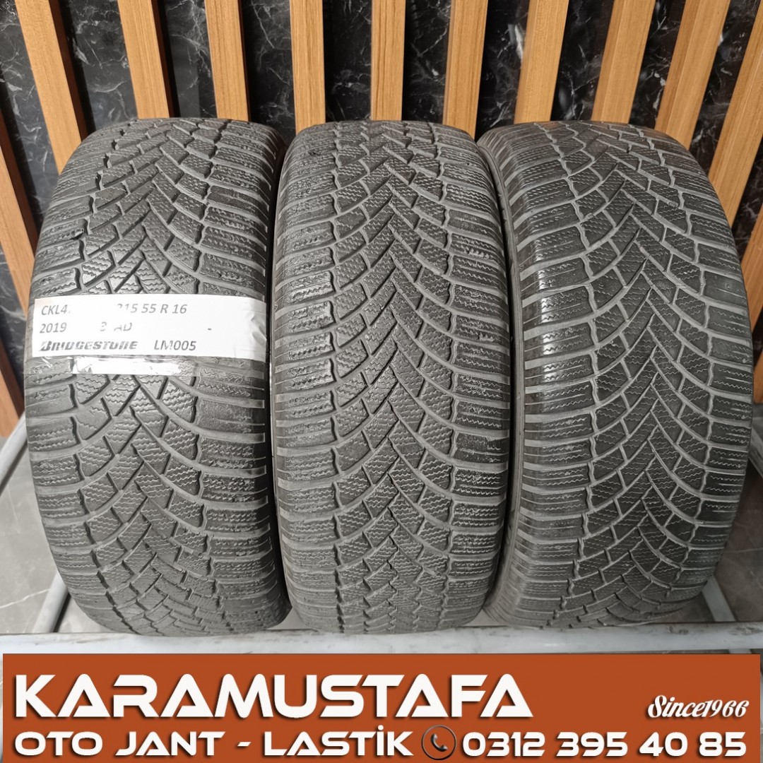 215 55 R 16 BRIDGESTONE LM005 93H * 2019 * 3 ADET * CKL4714