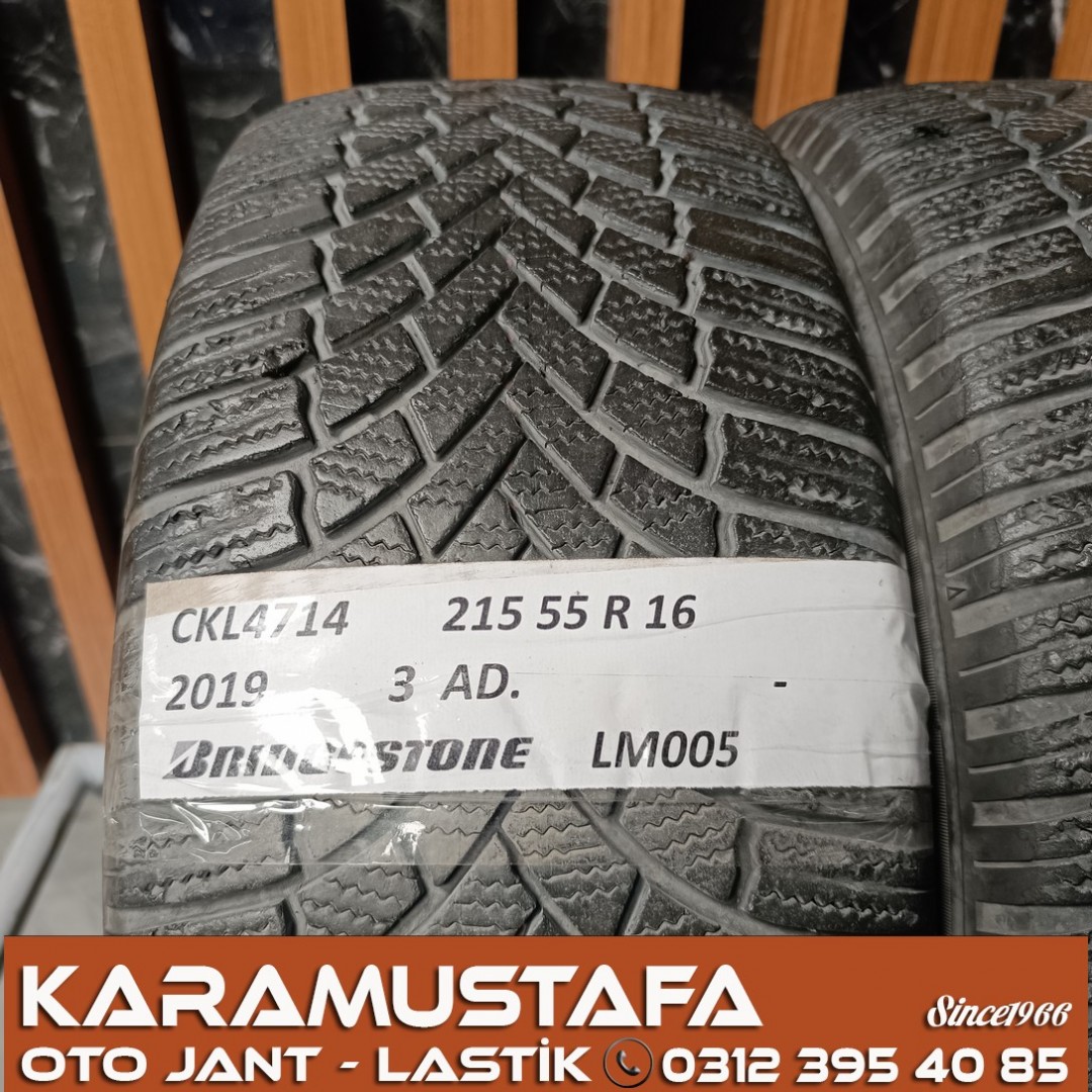 215 55 R 16 BRIDGESTONE LM005 93H * 2019 * 3 ADET * CKL4714