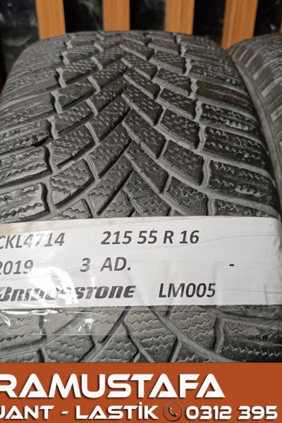 215 55 R 16 BRIDGESTONE LM005 93H * 2019 * 2 ADET * CKL4714