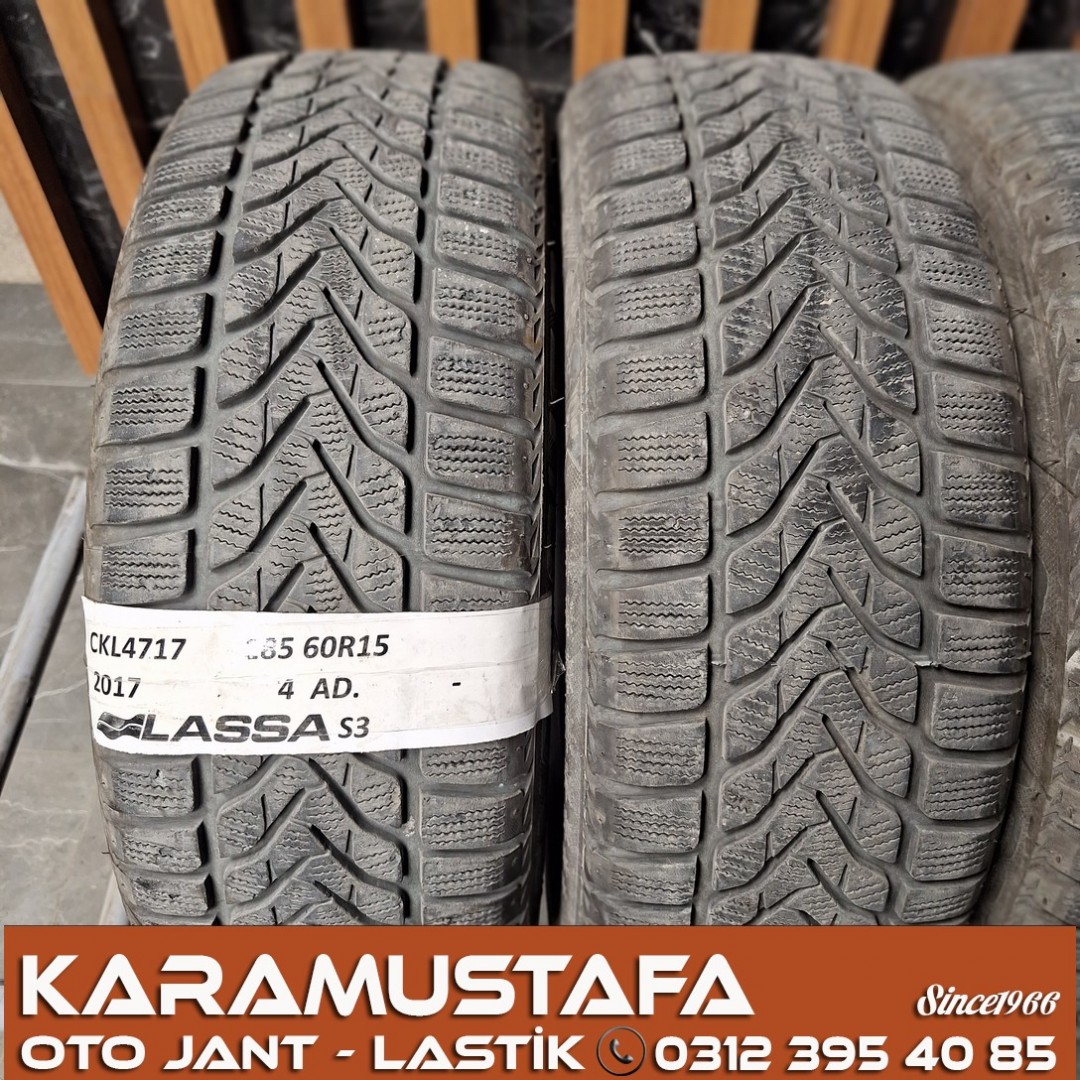 185 60 R 15 LASSA SNOWAYS3 88T * 2017 * 4 ADET * CKL4717