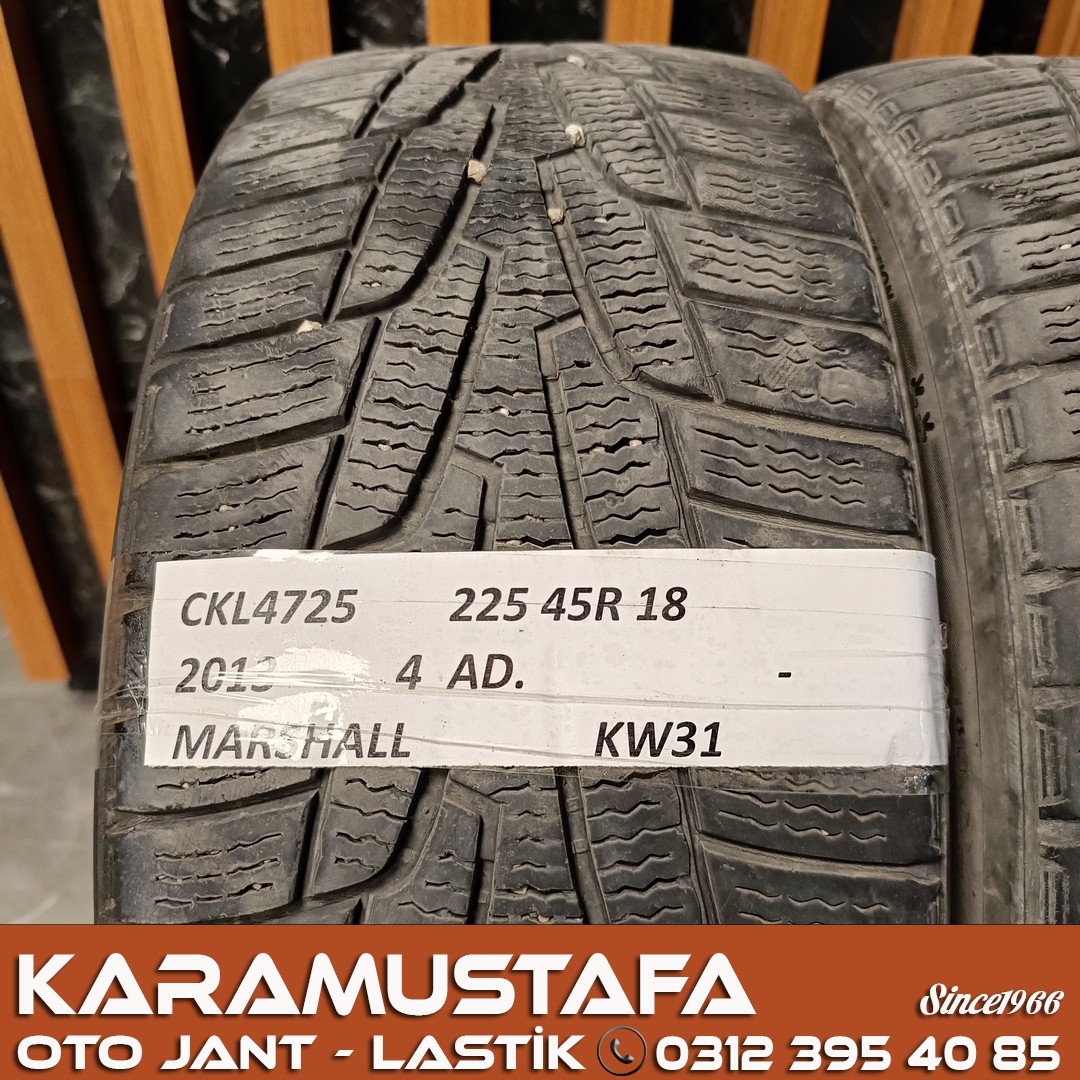225 45 R 18 MARSHALL KW31 95H * 2013 * 4 ADET * CKL4725