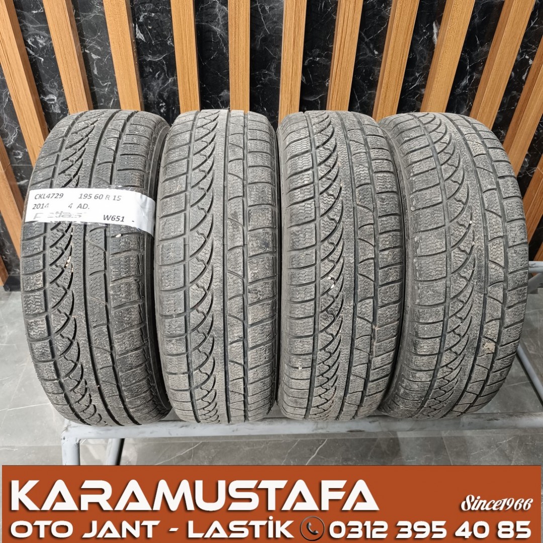 195 60 R 15 PETLAS W651 88H * 2014 * 4 ADET * CKL4729