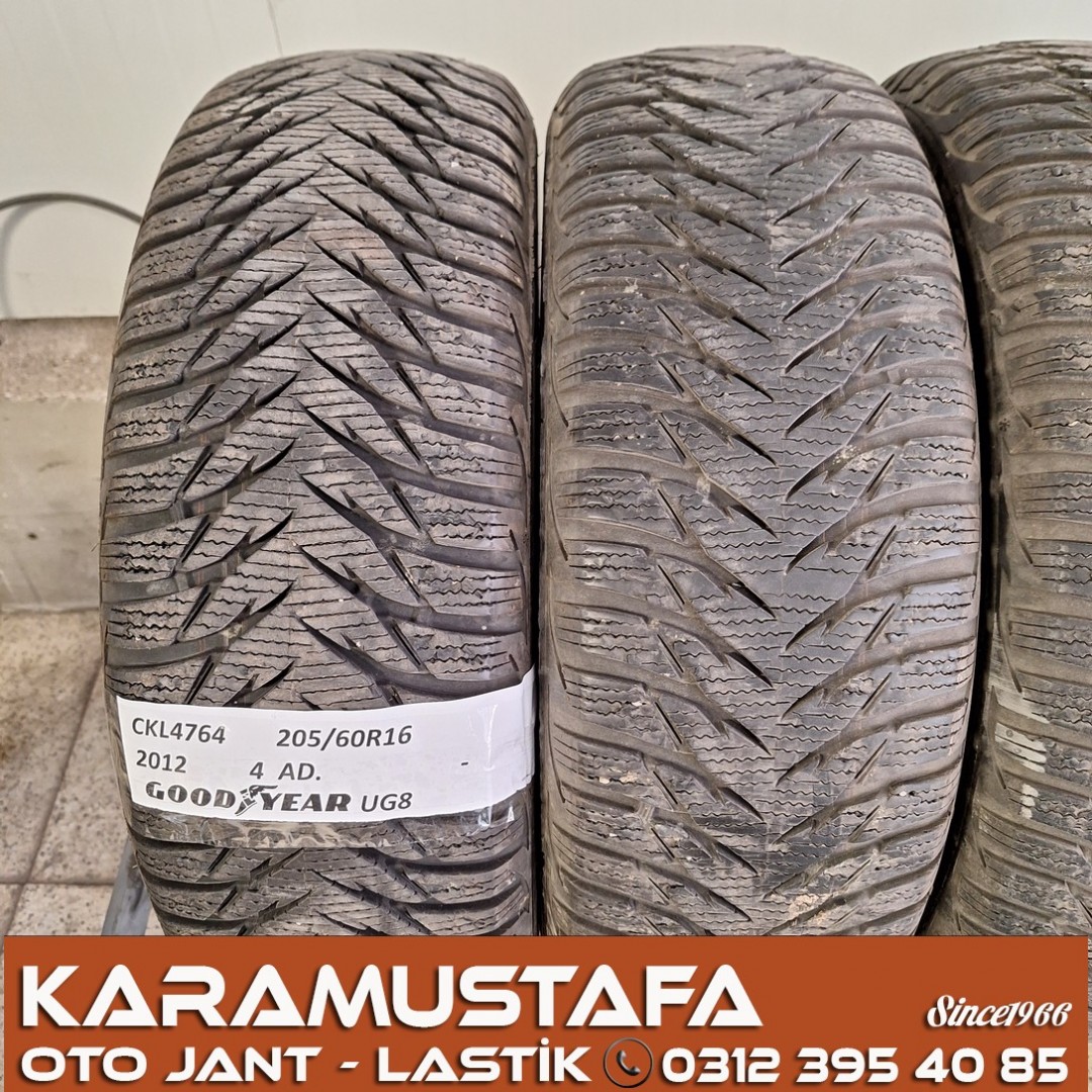 205 60 R 16 GOODYEAR UG8 92H * 2012 * 4 ADET * CKL4764