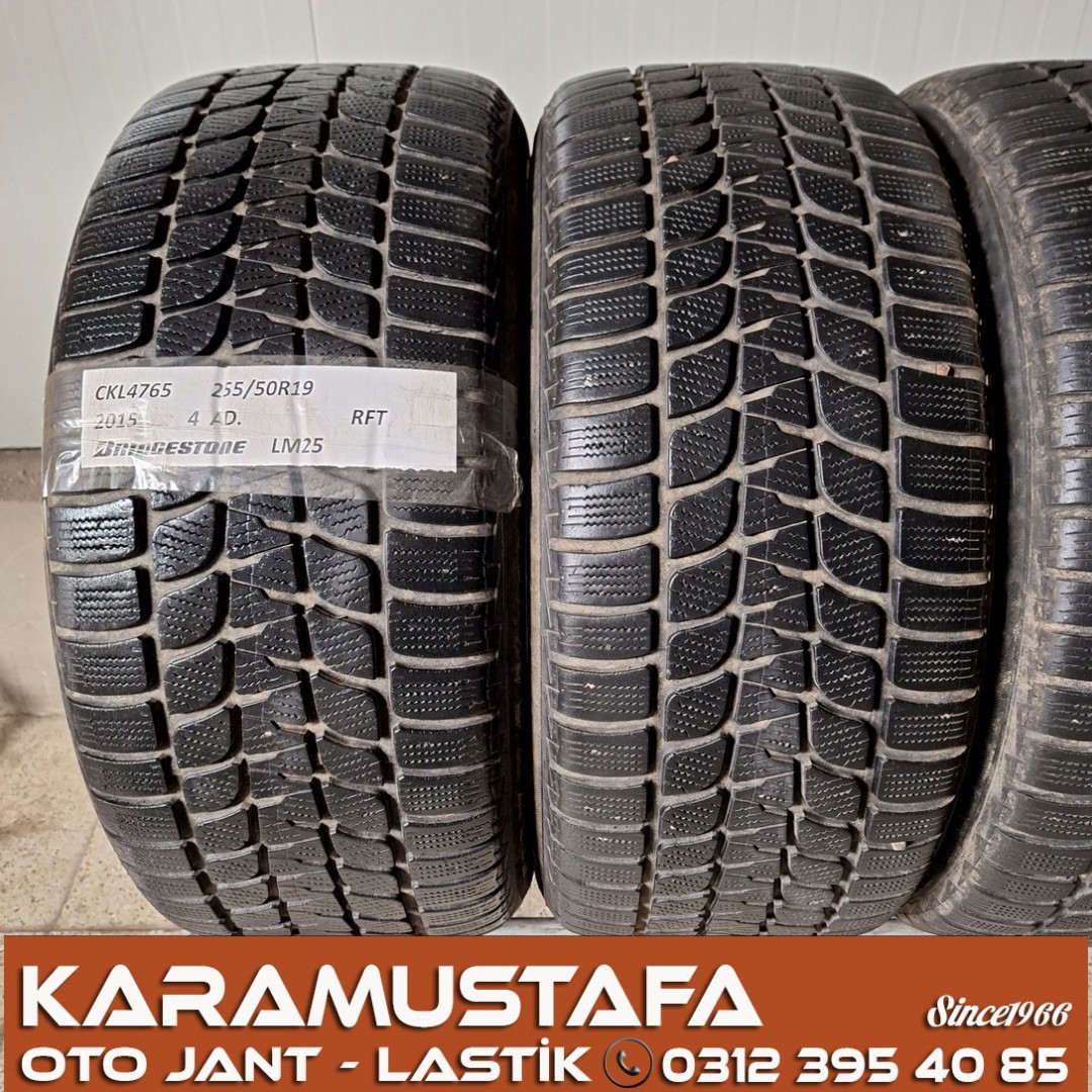 255 50 R 19 BRIDFGESTONE LM25 107V * 2015 * 4 ADET * CKL4765