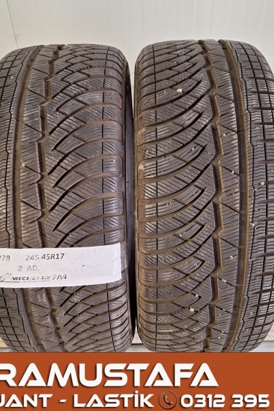 245 45 R 17 MICHELIN PA4 99V * 2012 * 2 ADET * CKL4778