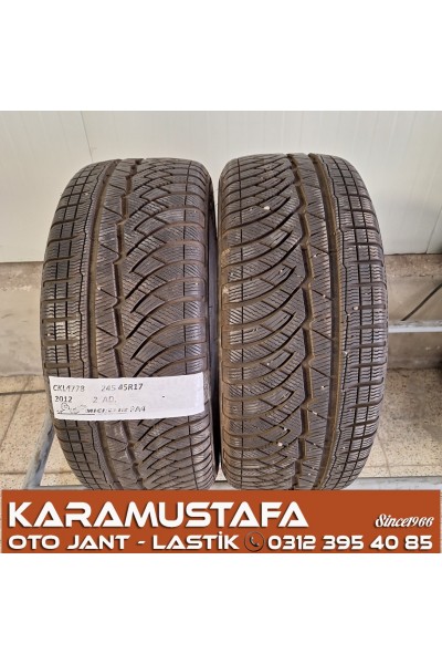 245 45 R 17 MICHELIN PA4 99V * 2012 * 2 ADET * CKL4778