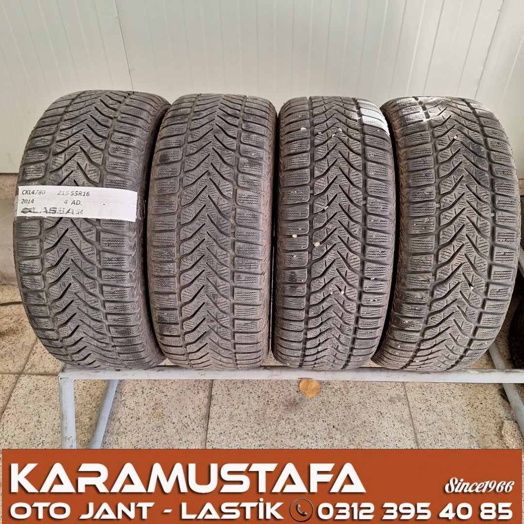 215 55 R 16 LASSA SNOWAYS4 93H * 2014 * 4 ADET * CKL4780