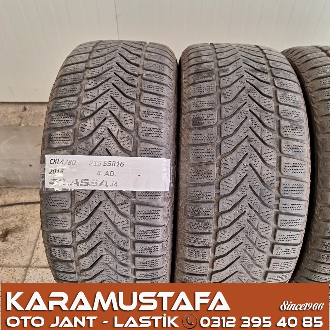 215 55 R 16 LASSA SNOWAYS4 93H * 2014 * 4 ADET * CKL4780