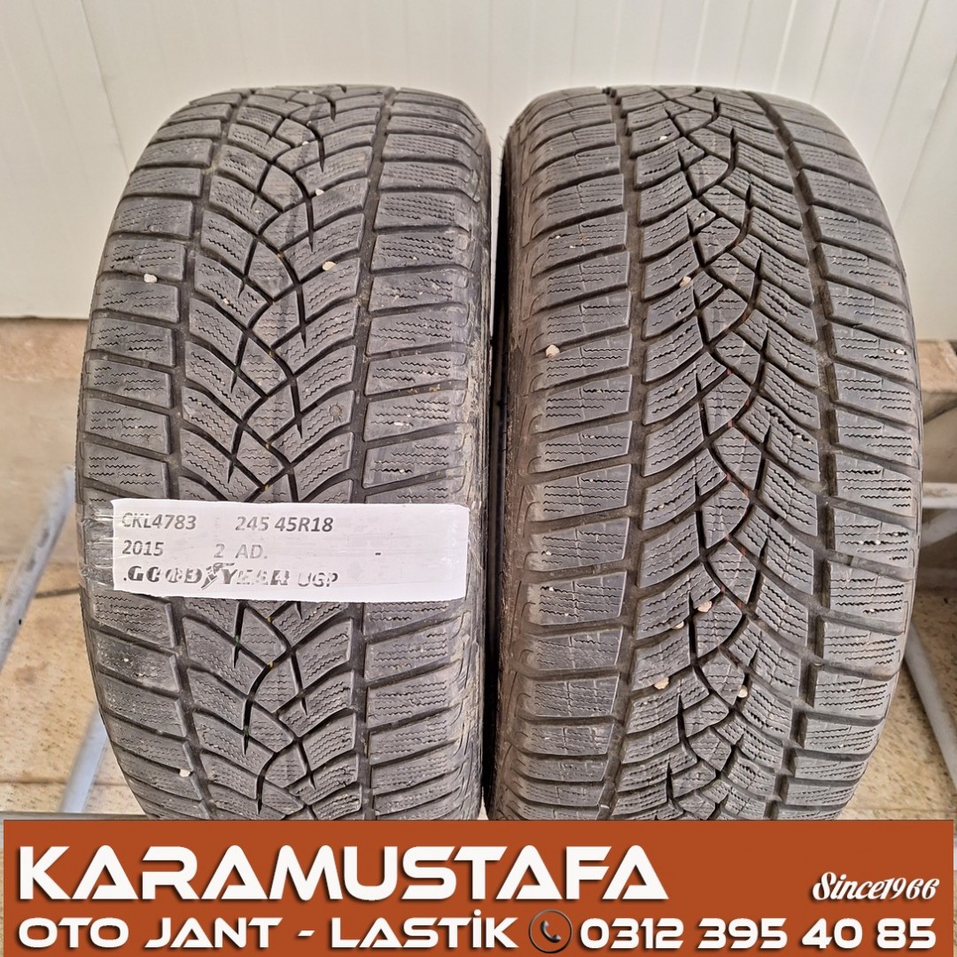 245 45 R 18 GOODYEAR UGP 100V * 2015 * 2 ADET * CKL4783