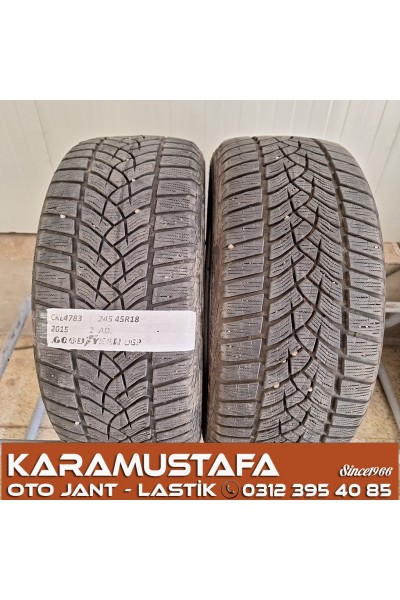 245 45 R 18 GOODYEAR UGP 100V * 2015 * 2 ADET * CKL4783
