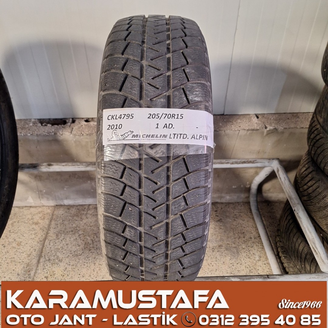 205 70 R 15 MICHELIN ALPIN 96T * 2010 * 1 ADET * CKL4795