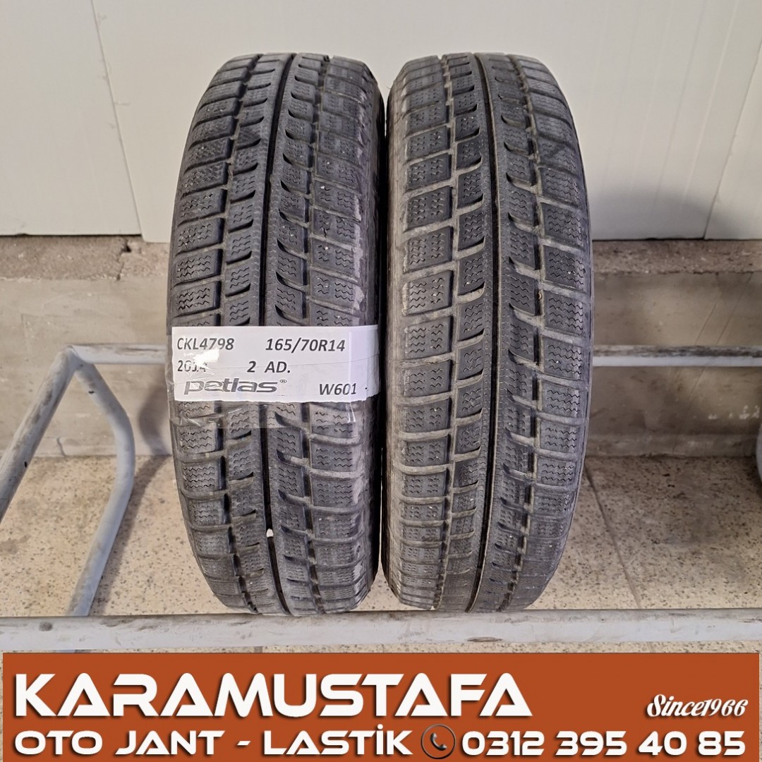 165 70 R 14 PETLAS W601 81T * 2014 * 2 ADET * CKL4798