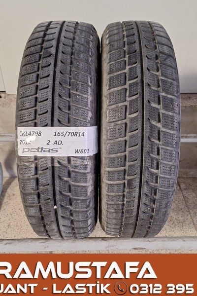 165 70 R 14 PETLAS W601 81T * 2014 * 2 ADET * CKL4798