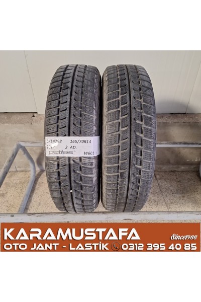 165 70 R 14 PETLAS W601 81T * 2014 * 2 ADET * CKL4798