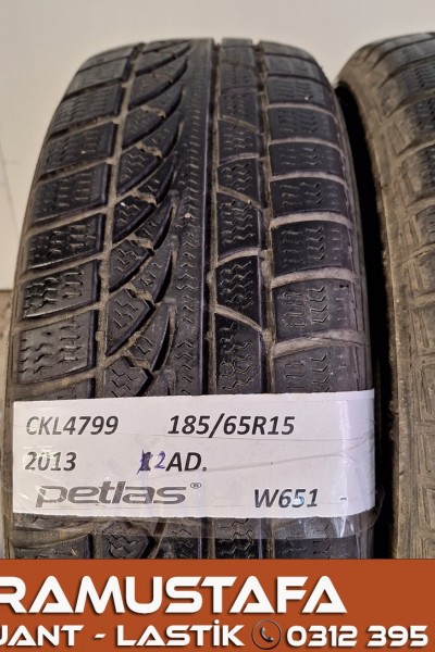 185 65 R 15 PETLAS W651 88H * 2013 * 2 ADET * CKL4799
