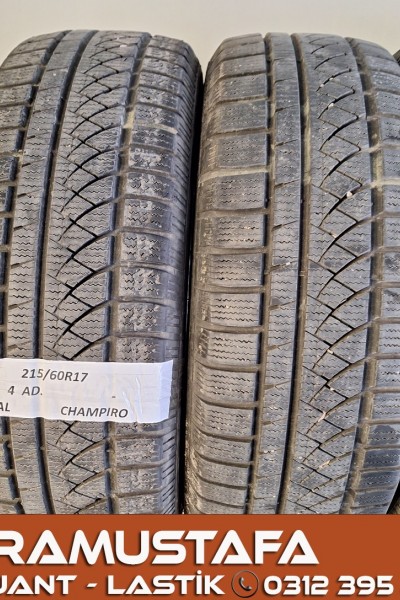 215 60 R 17 GTRADIAL CHAMPIRO 96H * 2013 * 4 ADET * CKL4807