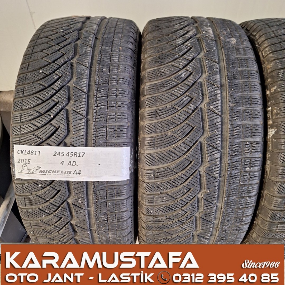 245 45 R 17 MICHELIN ALPIN4 99V * 2015 * 4 ADET * CKL4811