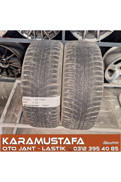 205 55 R 16 BRIDGESTONE LM001 91H * 2016 * 2 ADET * CKL4831