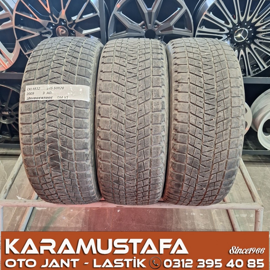 245 50 R 20 BRIDGESTONE 102R * 2009 * 3 ADET * CKL4832