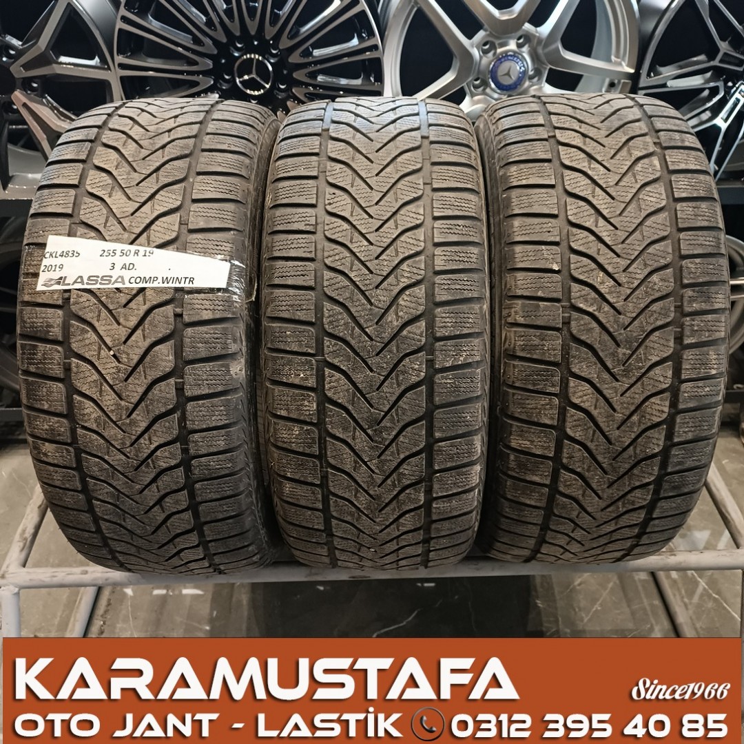 255 50 R 19 LASSA  COMPETUS 107H * 2019 * 3 ADET * CKL4835
