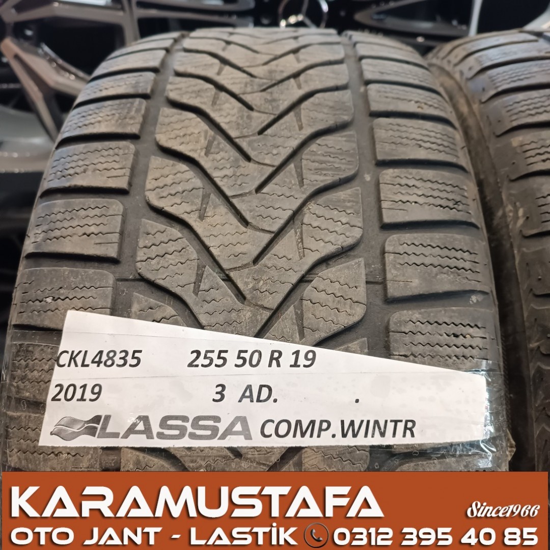 255 50 R 19 LASSA  COMPETUS 107H * 2019 * 3 ADET * CKL4835