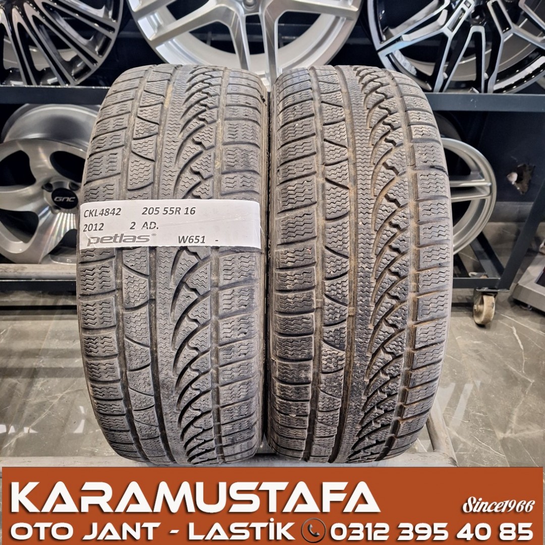 205 55 R 16 PETLAS W651 91H * 2012 * 2 ADET * CKL4842