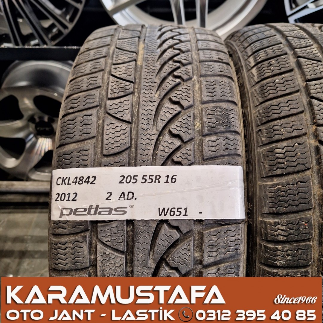 205 55 R 16 PETLAS W651 91H * 2012 * 2 ADET * CKL4842