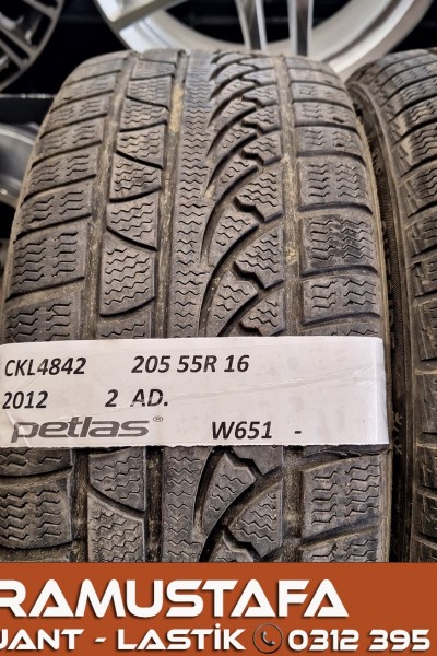 205 55 R 16 PETLAS W651 91H * 2012 * 2 ADET * CKL4842