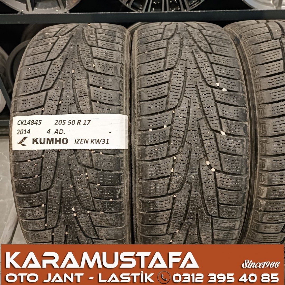 205 50 R 17 KUMHO KW31 93R * 2014 * 1 ADET * CKL4845