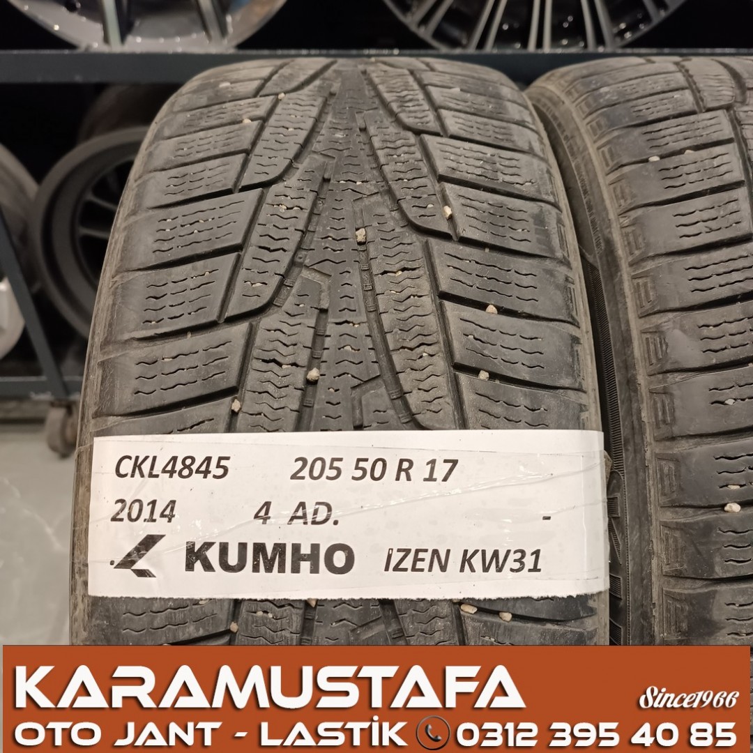 205 50 R 17 KUMHO KW31 93R * 2014 * 1 ADET * CKL4845