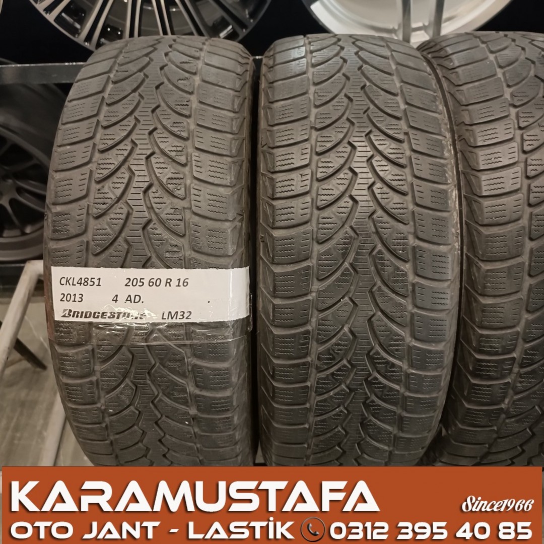 205 60 R 16 BRIDGESTONE LM32 92H * 2013 * 4 ADET * CKL4851