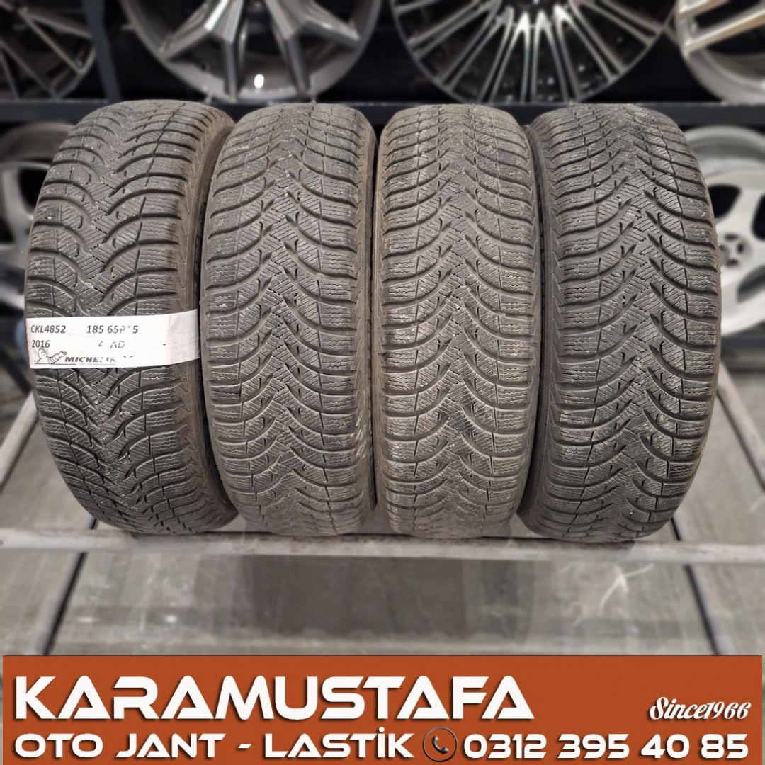 185 65 R 15 MICHELIN ALPIN A4 88T * 2016 * 4 ADET * CKL4852