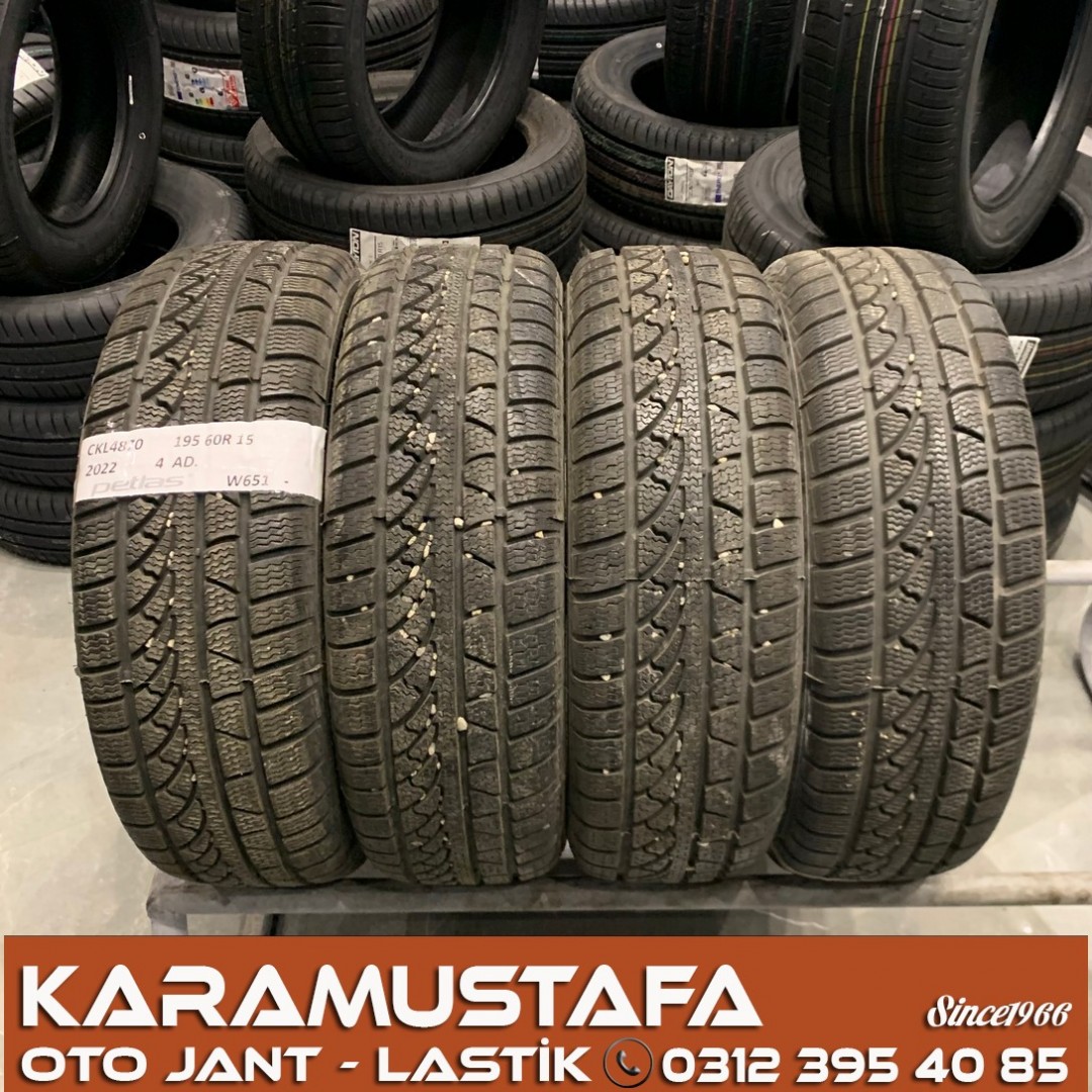 195 60 R 15 PETLAS W651 88H * 2022 *  4 ADET * CKL4870