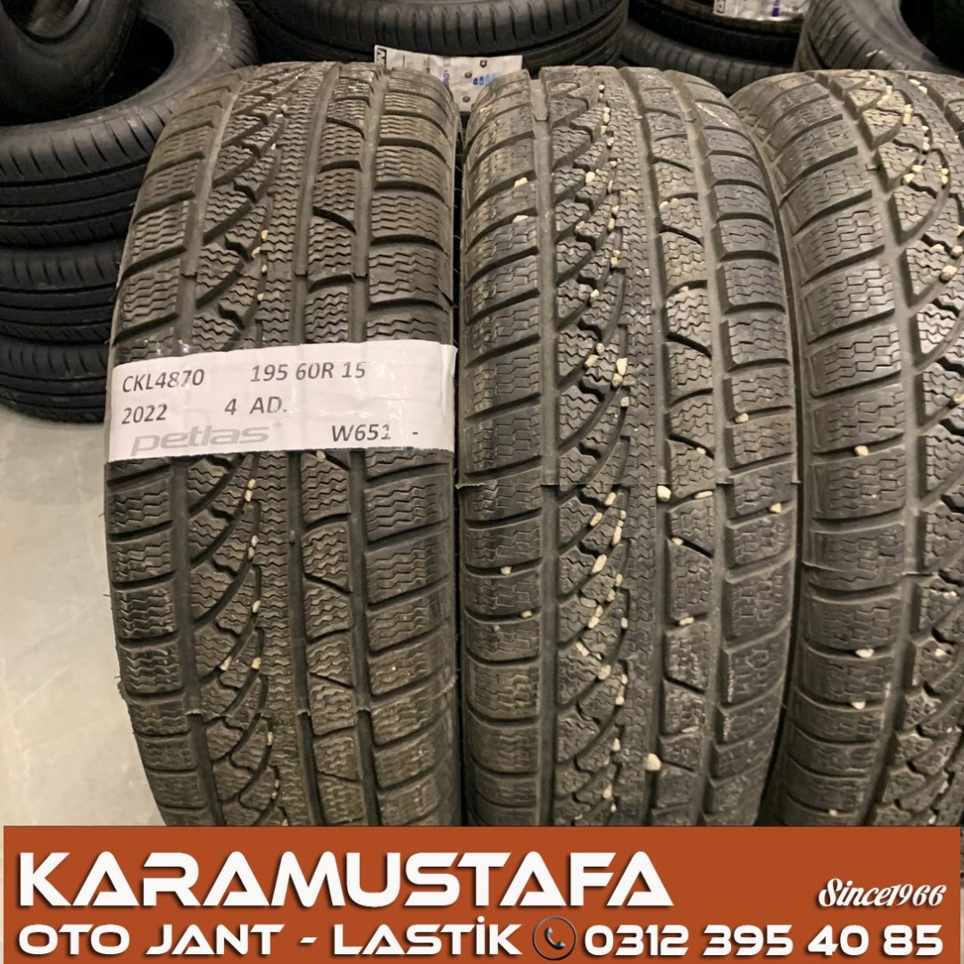 195 60 R 15 PETLAS W651 88H * 2022 *  4 ADET * CKL4870