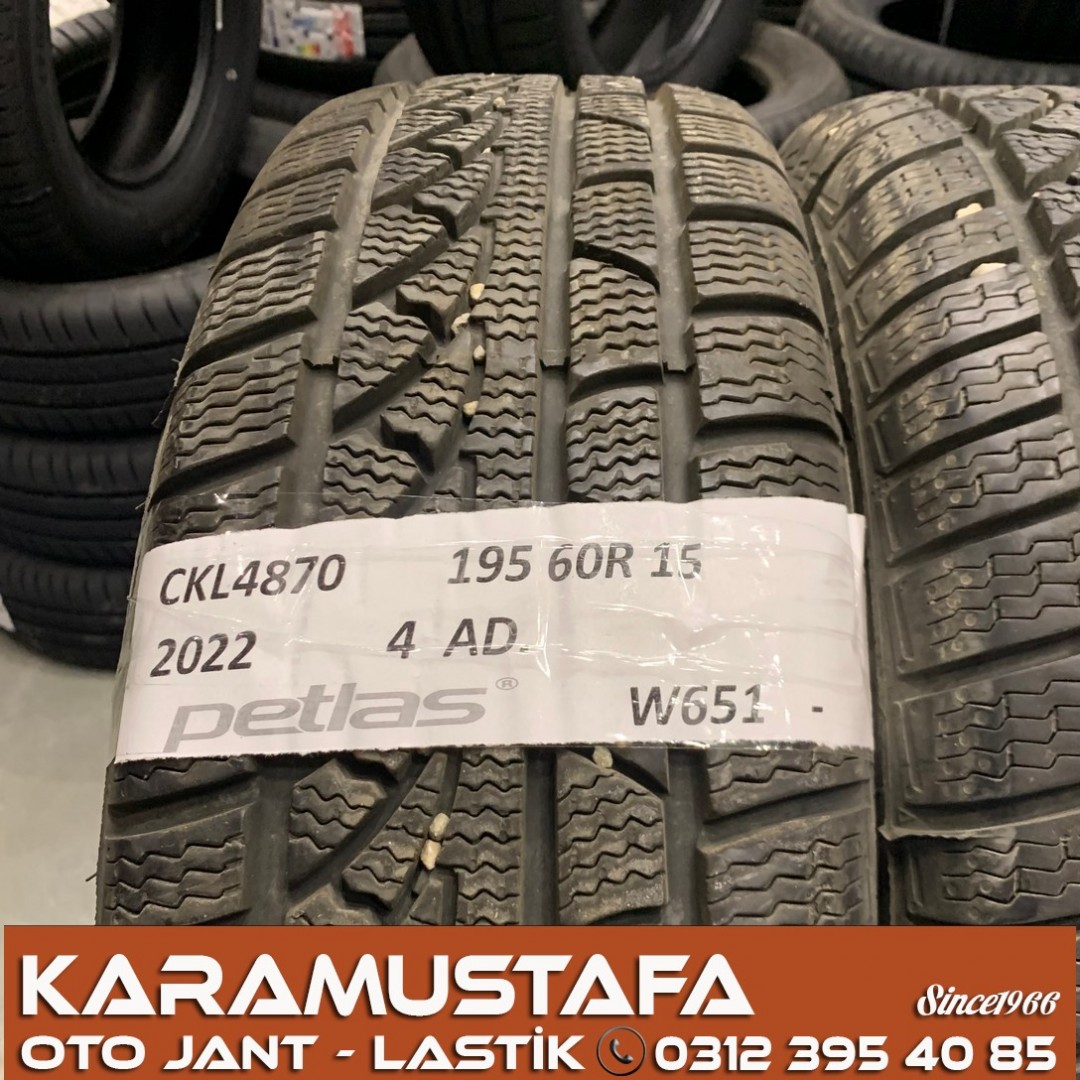 195 60 R 15 PETLAS W651 88H * 2022 *  4 ADET * CKL4870