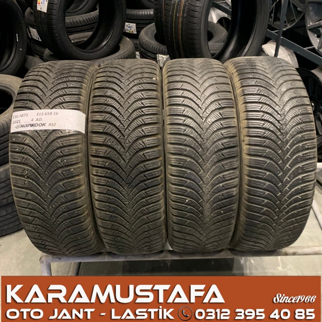 215 65 R 16 HANKOOK RS2 98H * 2021 * 4 ADET * CKL4871