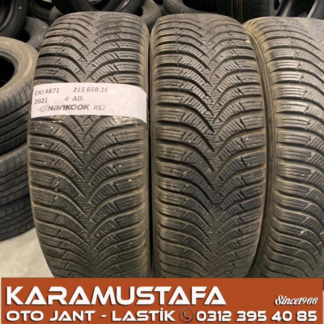 215 65 R 16 HANKOOK RS2 98H * 2021 * 4 ADET * CKL4871