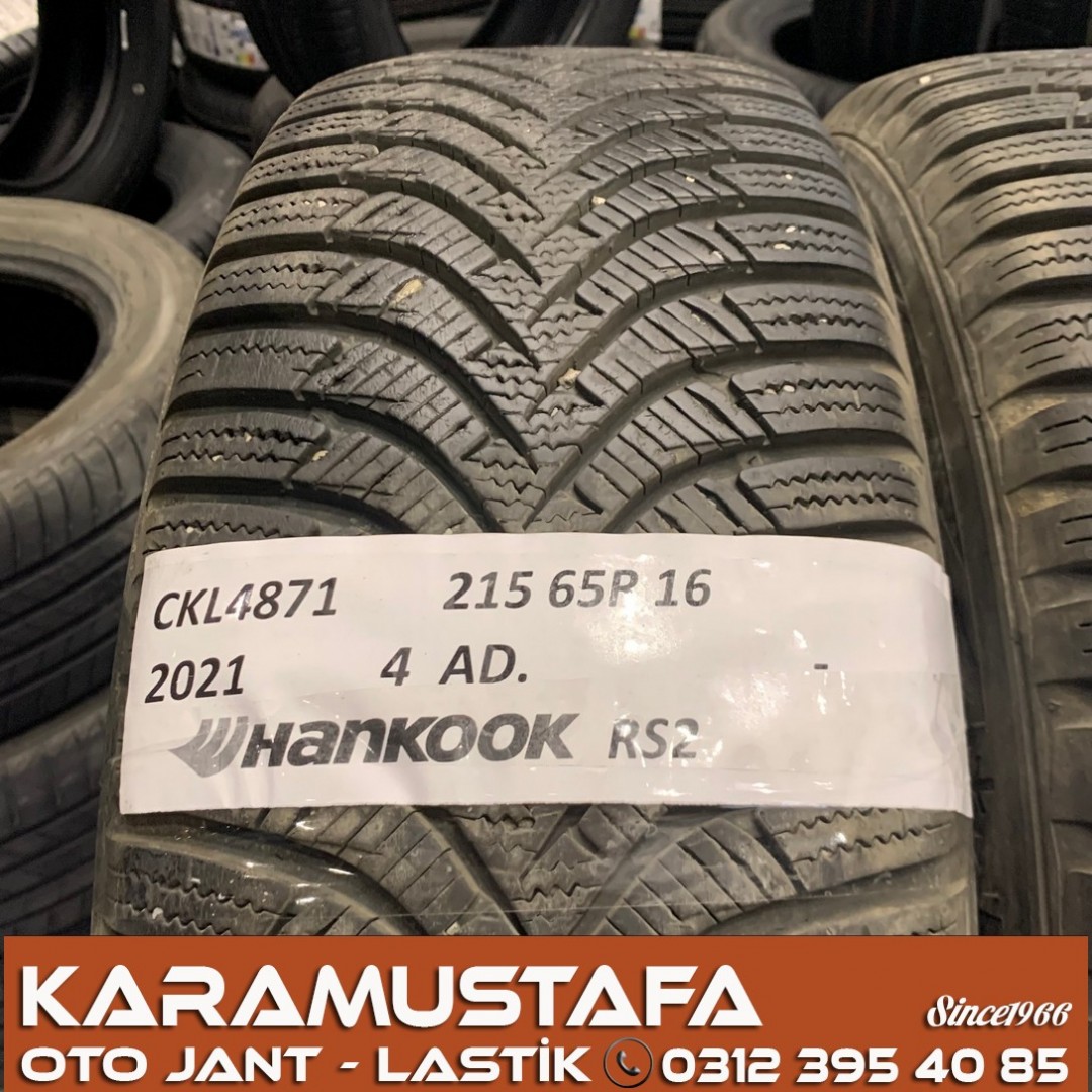 215 65 R 16 HANKOOK RS2 98H * 2021 * 4 ADET * CKL4871