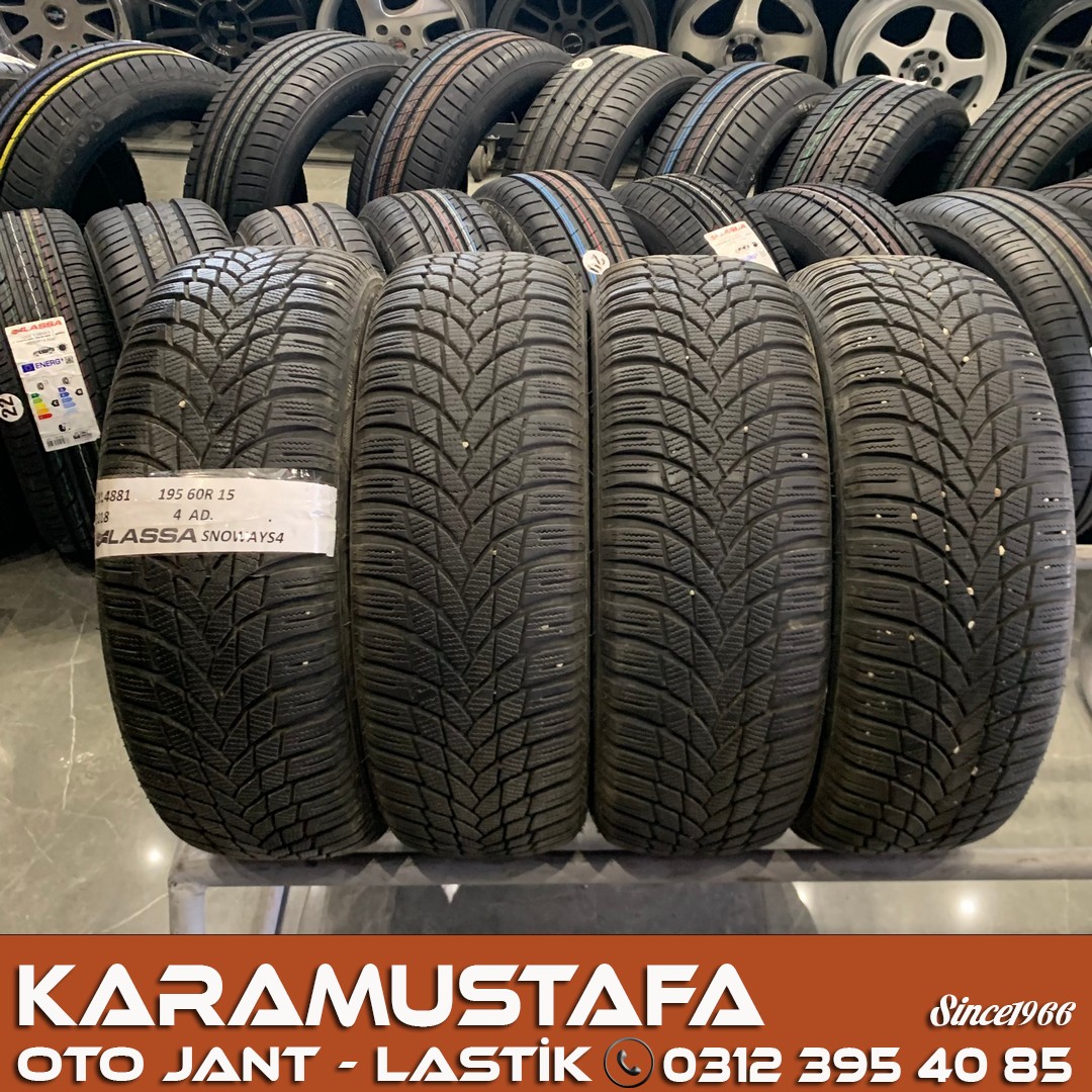195 60 R 15 LASSA SNOWAYS4 88H * 2018 * 4 ADET * CKL4881