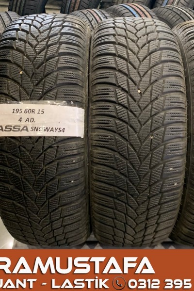 195 60 R 15 LASSA SNOWAYS4 88H * 2018 * 4 ADET * CKL4881