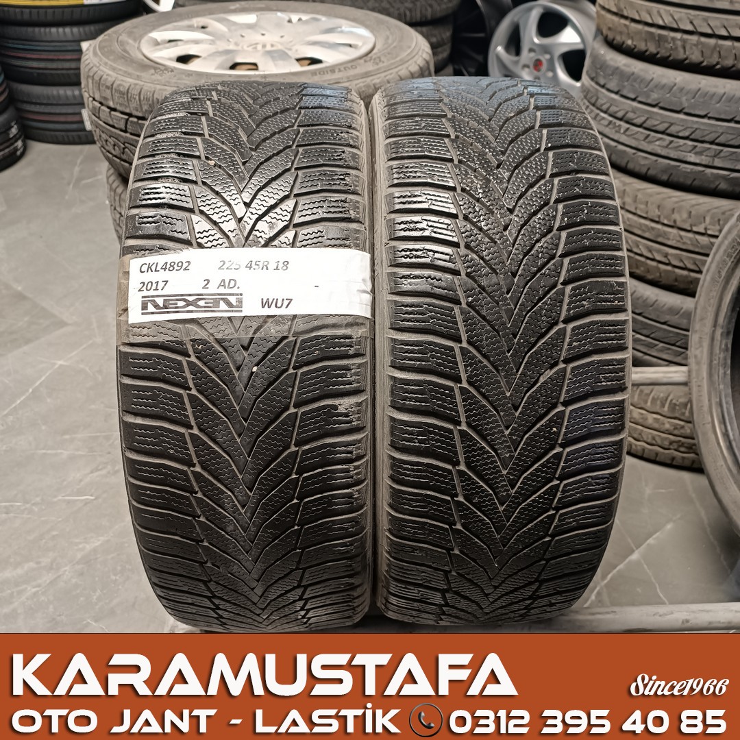 225 45 R 18 NEXEN WU7 95V * 2017 * 2 ADET * CKL4892
