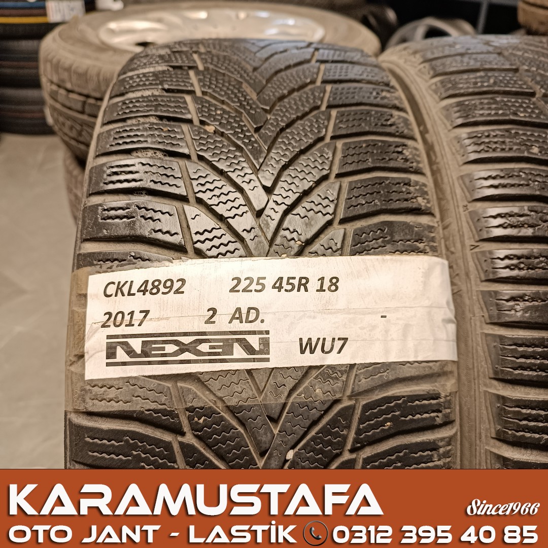 225 45 R 18 NEXEN WU7 95V * 2017 * 2 ADET * CKL4892