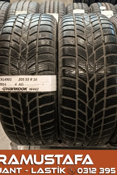 205 55 R 16 HANKOOK W442 91T * 2014 * 4 ADET * CKL4901