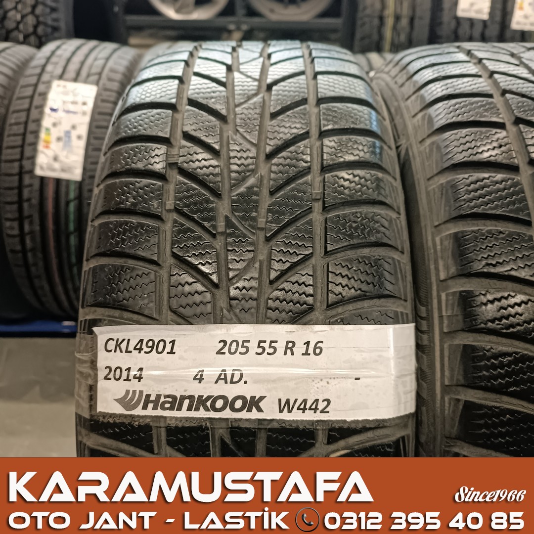 205 55 R 16 HANKOOK W442 91T * 2014 * 4 ADET * CKL4901