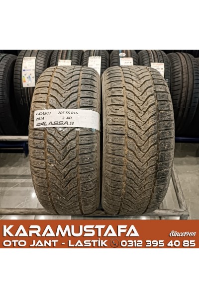 205 55 R 16 LASSA SNOWAYS3 91H * 2014 * 2 ADET * CKL4903
